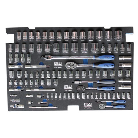 SP - EVA TOOLKIT 103PC METRIC/SAE SOCKET & ACCESSORIES